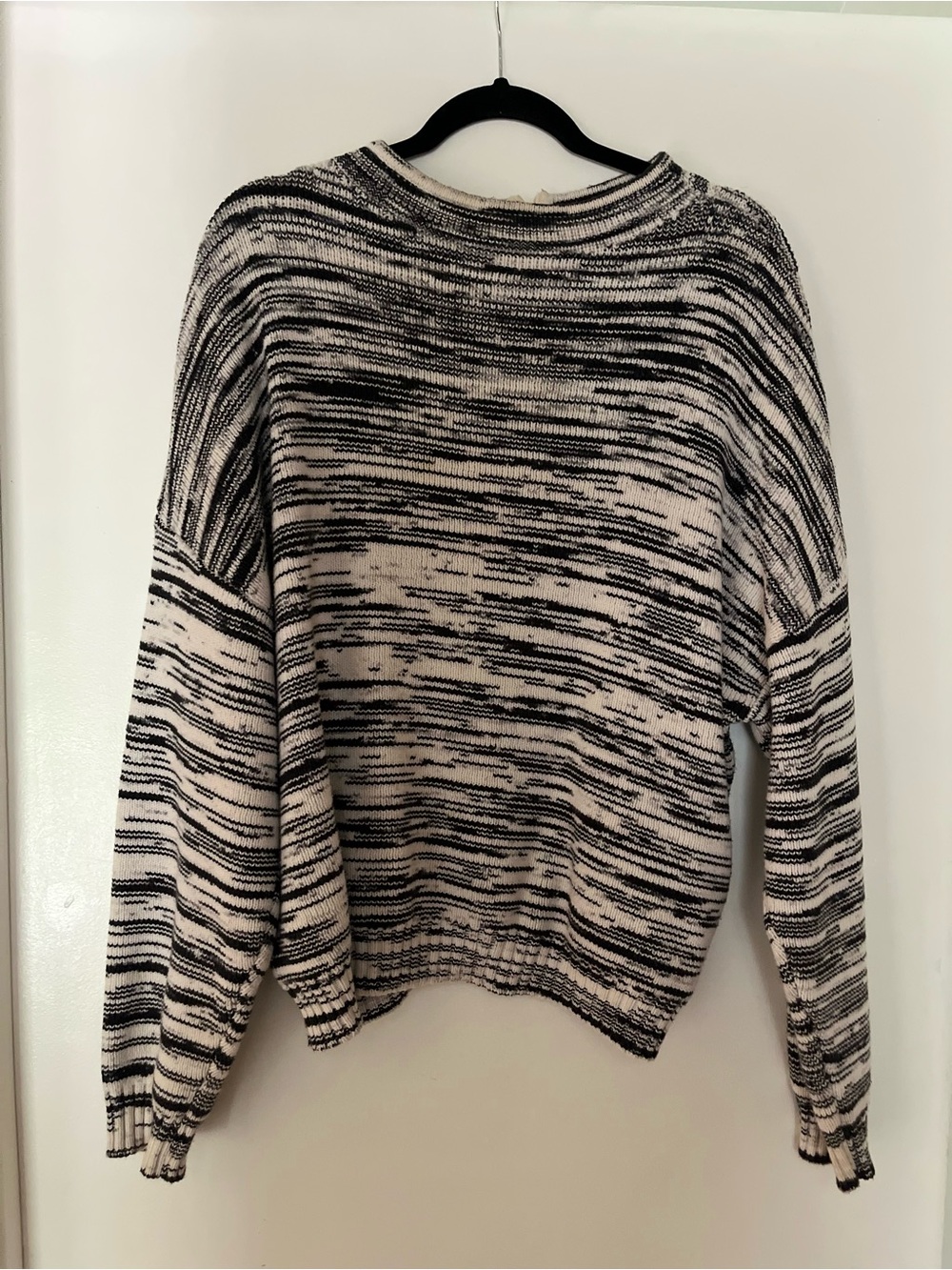 Nine West Knit Black and White Sweater